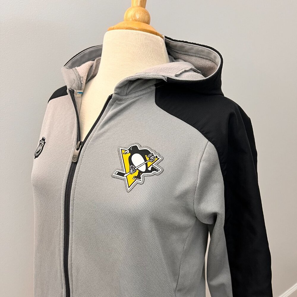 NHL Pittsburg Penguins Hockey Hooded Jacket Youth Size L (14/16) - Picture 2 of 12